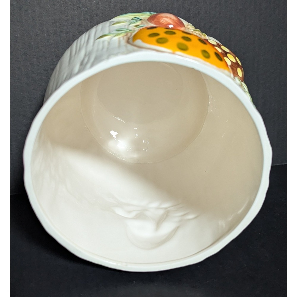 Vintage Sears Roebuck and Company 1978 Merry Mushroom Large Canister and Lid 11" - Picture 5 of 16